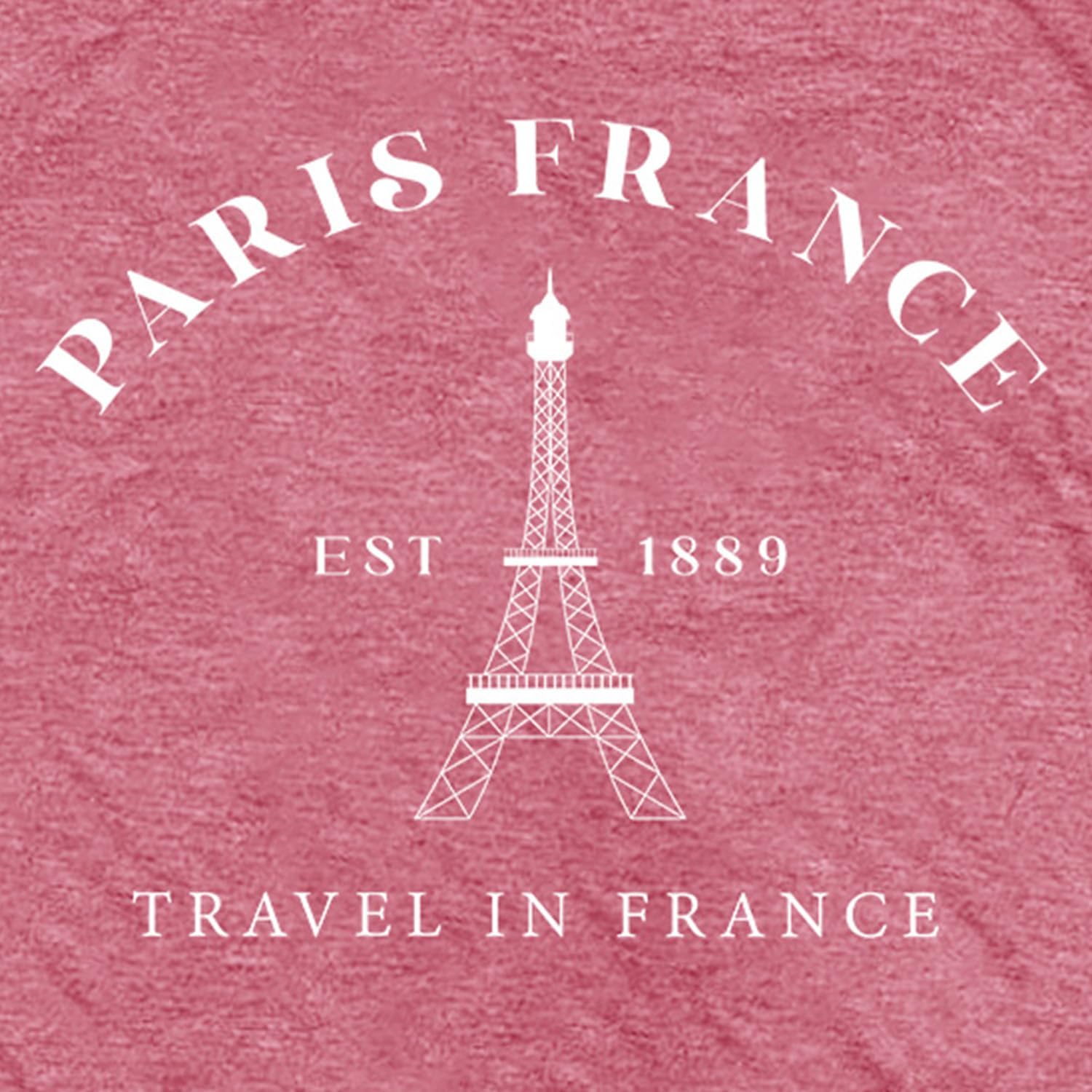 COMIZI Paris France Shirts for Women 1889 Eiffel Tower Tshirt Travel in France Tee Tops - Image 6
