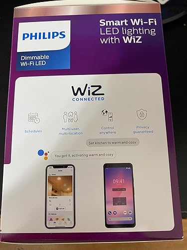 Miniatura 2 de PHILIPS Bombilla LED BR30 blanca suave, equivalente a 65 vatios, regulable, inteligente, wifi, Wiz, inalámbrica (1 unidad)