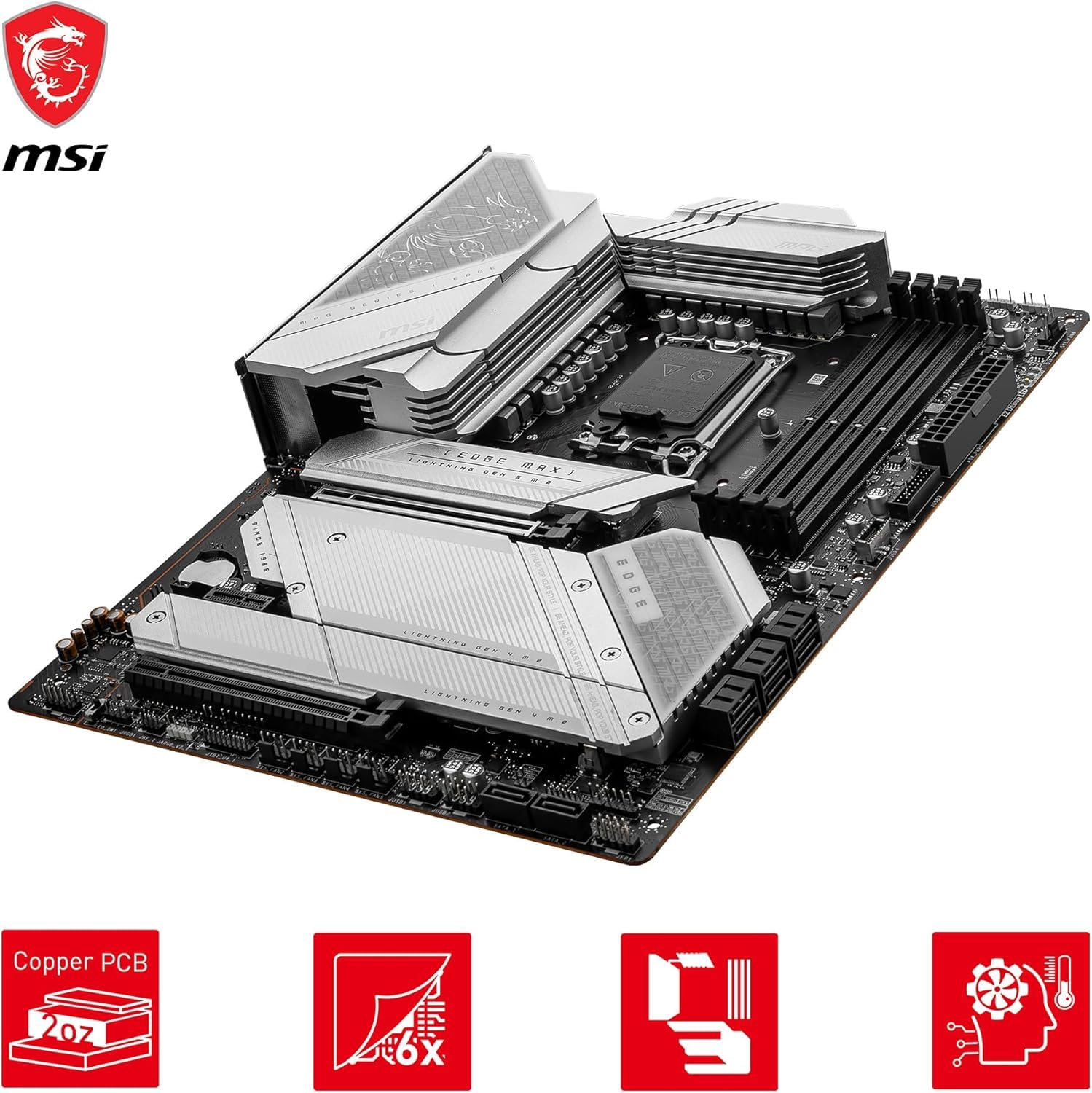 Amazon | MSI MPG Z790 Edge TI MAX WiFi ゲーミングマザーボード (第