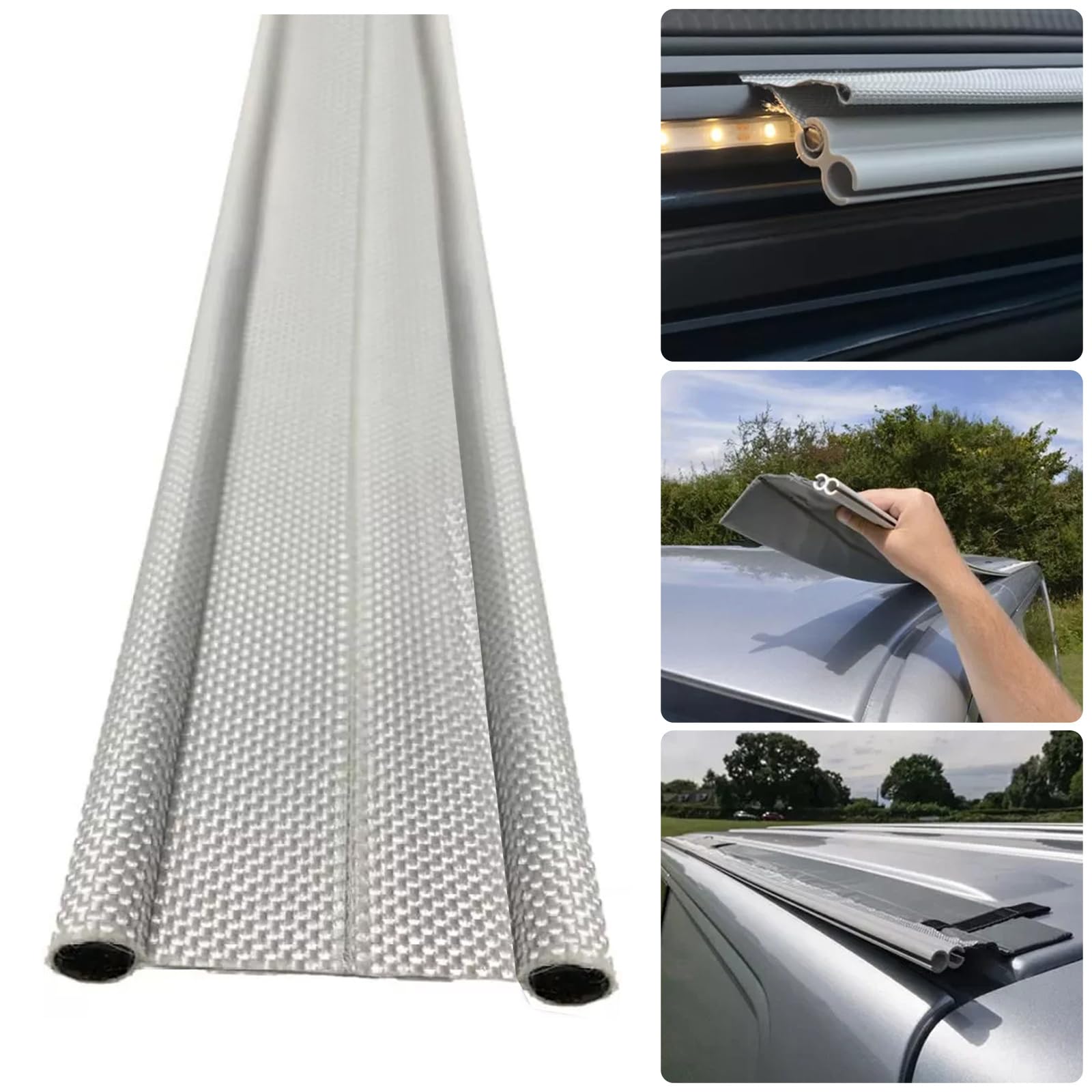 Zestaw mocujący do markizy kampera 6 mm 4 mm T4 T5 T6 uniwersalny szary