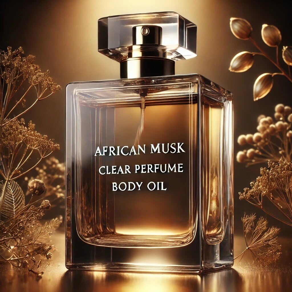 ASMARKET Comparable to African Musk: (Clear) Alcohol-Free Perfume Oil for Men & Women – Long Lasting Fragrance, 98% True-to-Scent, Clean Perfume, Travel Size Roll-On Glass Bottle – 8ml, Musky, Sweet