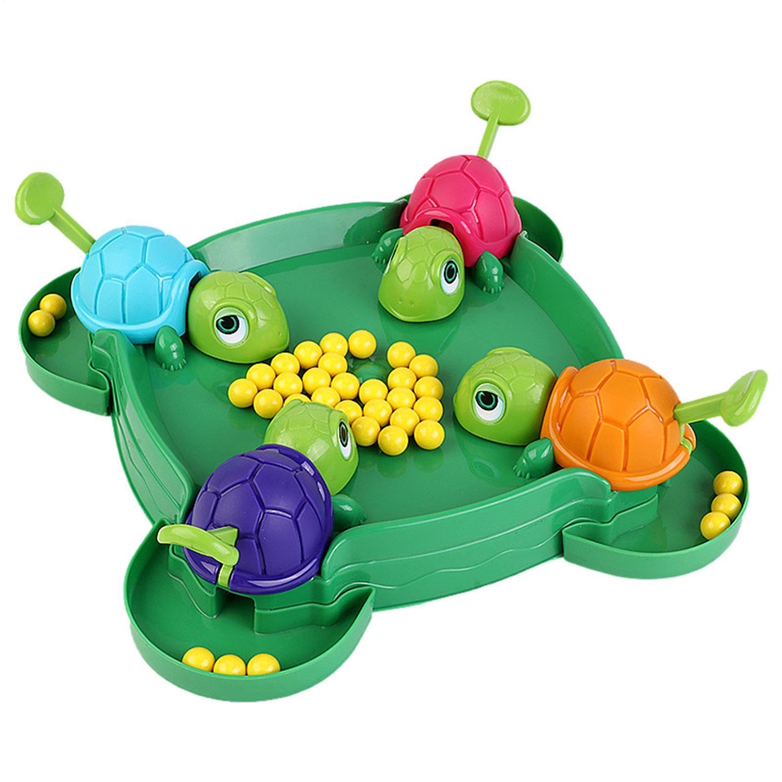 Hungry Turtle game-– Kids Board game-Toy, Parent-Child Interactive Educational Game, Turtle Eating Board game-| Fun Family Play For 2 To 4 Players, Early Learning And Skill Development