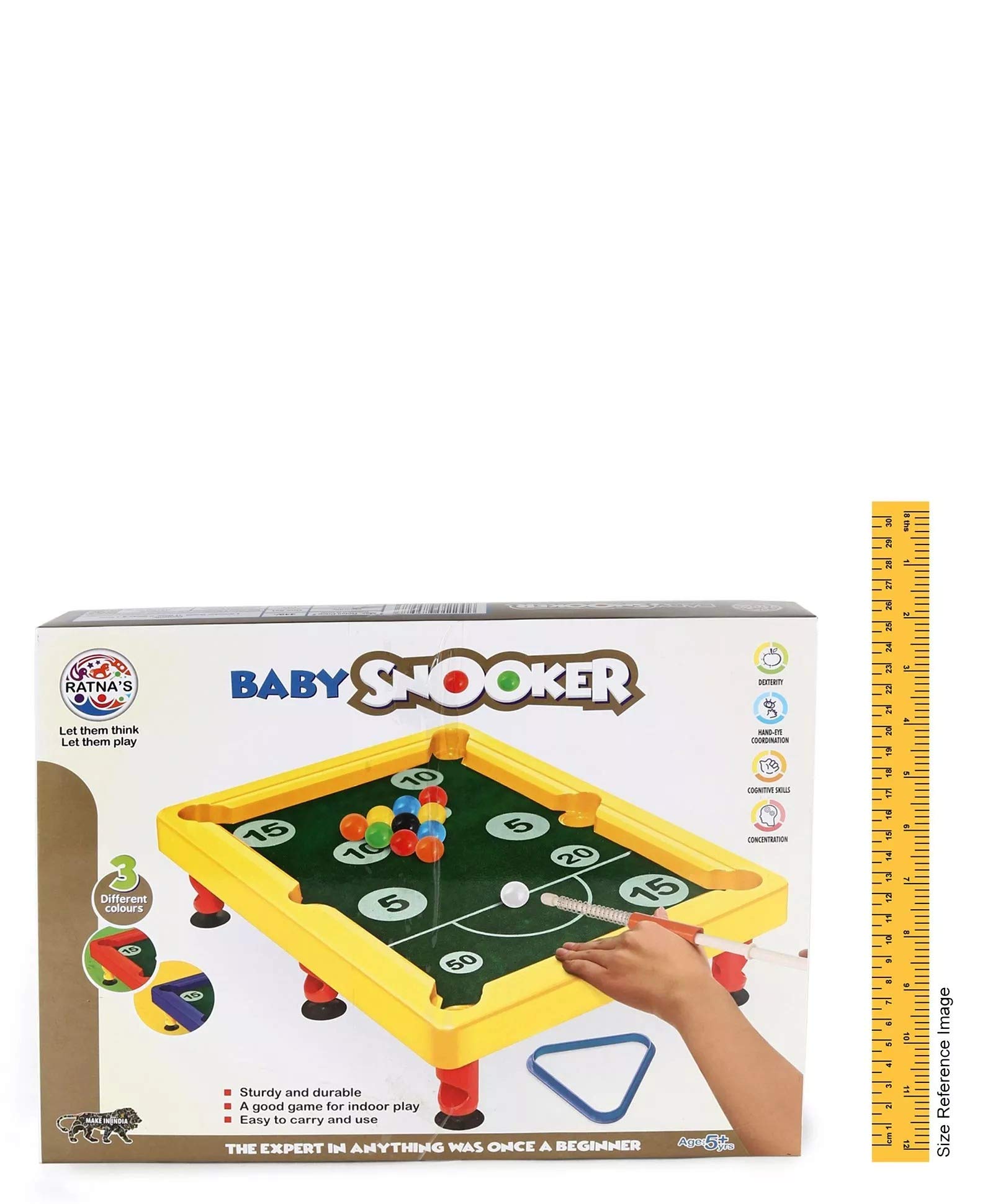 RATNA'S Baby Snooker Pool Game for Kids (Yellow Colour) - Image 3 thumbnail