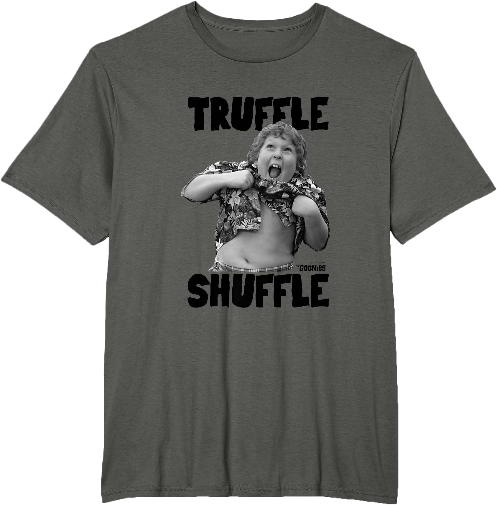 Black and White Truffle Shuffle Photo Movie T-Shirt