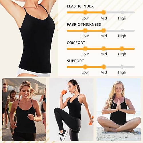 Miniatura 7 de Xtinmee Camiseta térmica sin mangas para mujer, camisola de poliéster con forro polar térmico