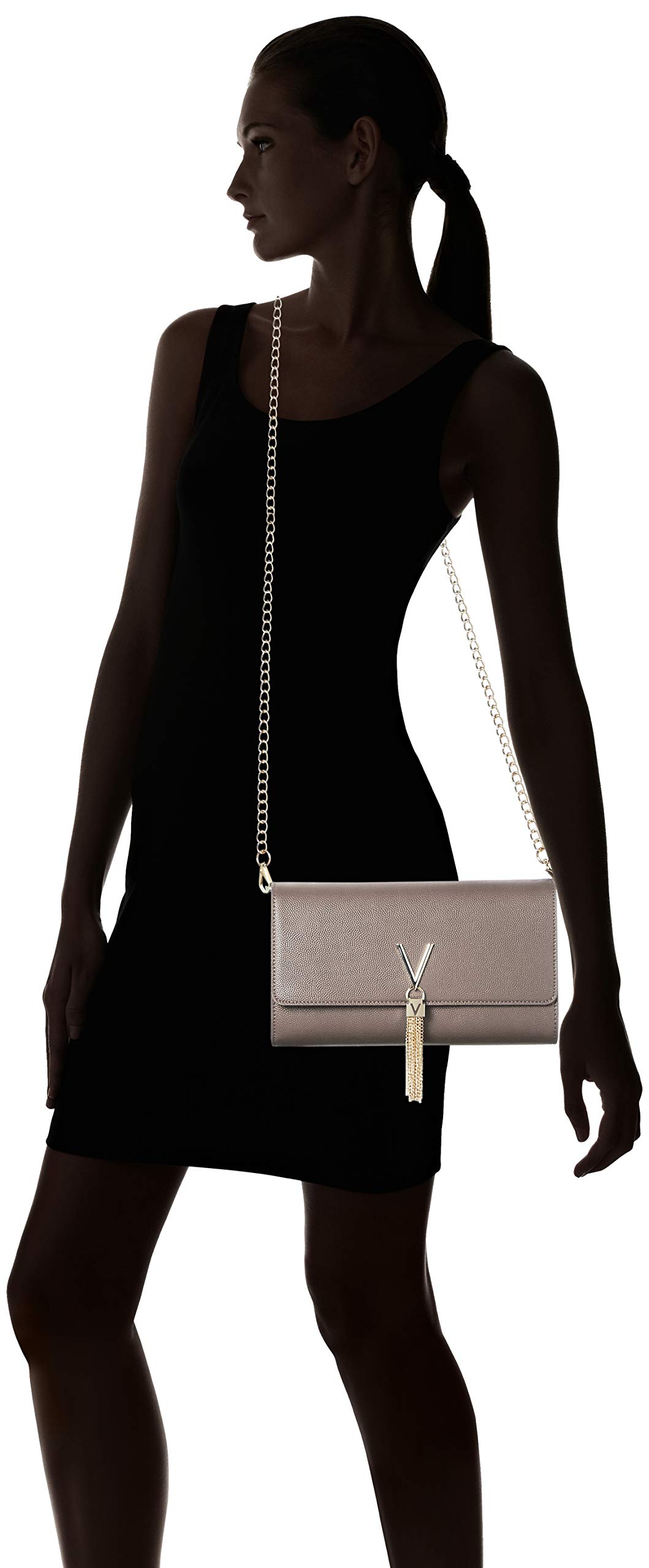 Valentino Umhängetasche Divina Lady Clutch Taupe beige