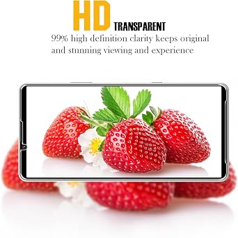 WFTE 2-Pack Screen Protector for Sony Xperia 10 VIII/10 VII,9H Hardness,Anti-Scratch,Anti-Fingerprint,Bubble-Free,HD Clear,Premium Protective Tempered Glass Film for Xperia 10 VII 5G,Case Friendly