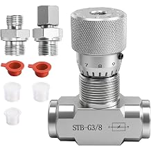 L08 Hydraulic Flow Control Valve Bidirectional Restrictor Compatible with 1-2 Ton Mini Excavator Replace# STB-G3/8