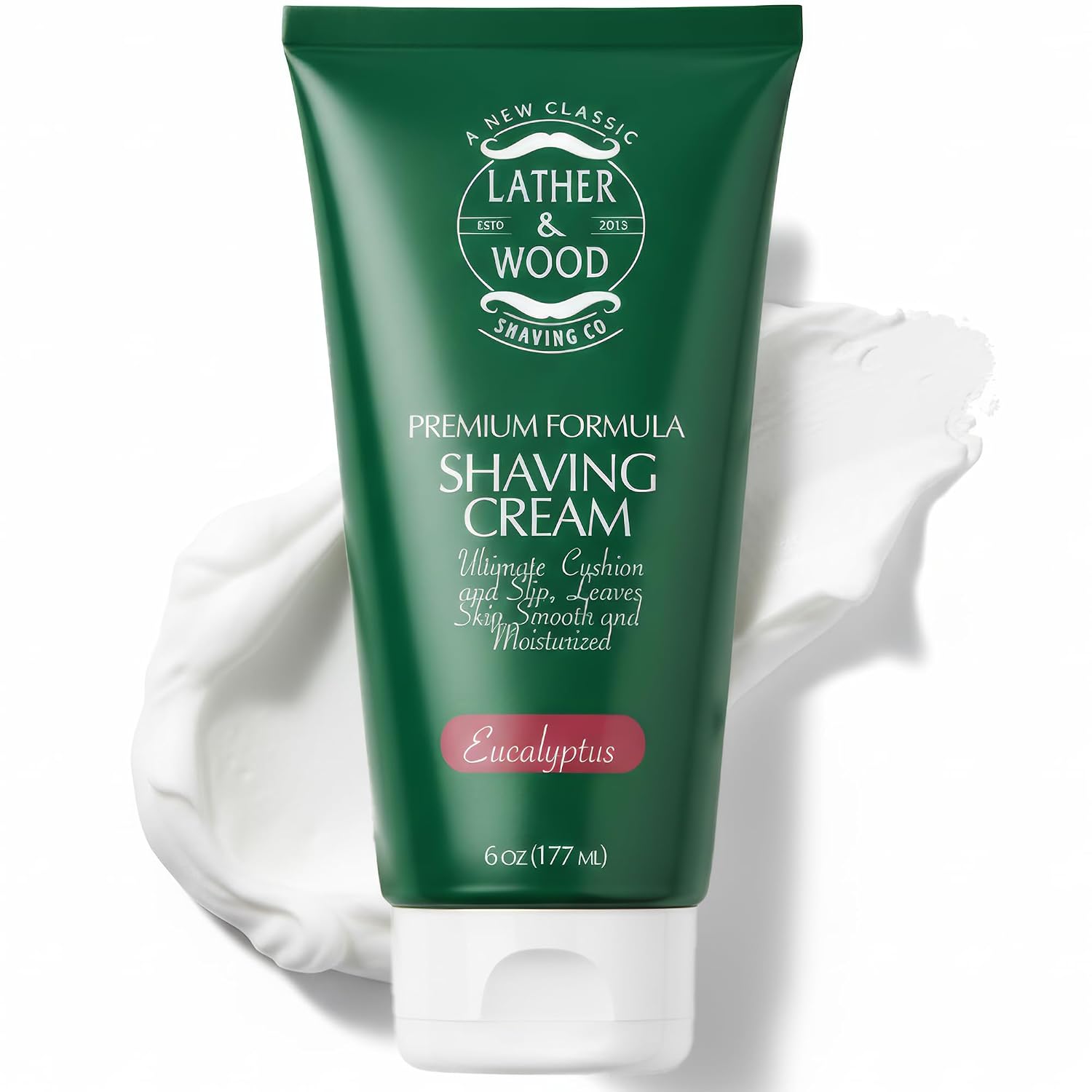 Mens Eucalyptus Shaving Cream - Cool & Refreshing Lather