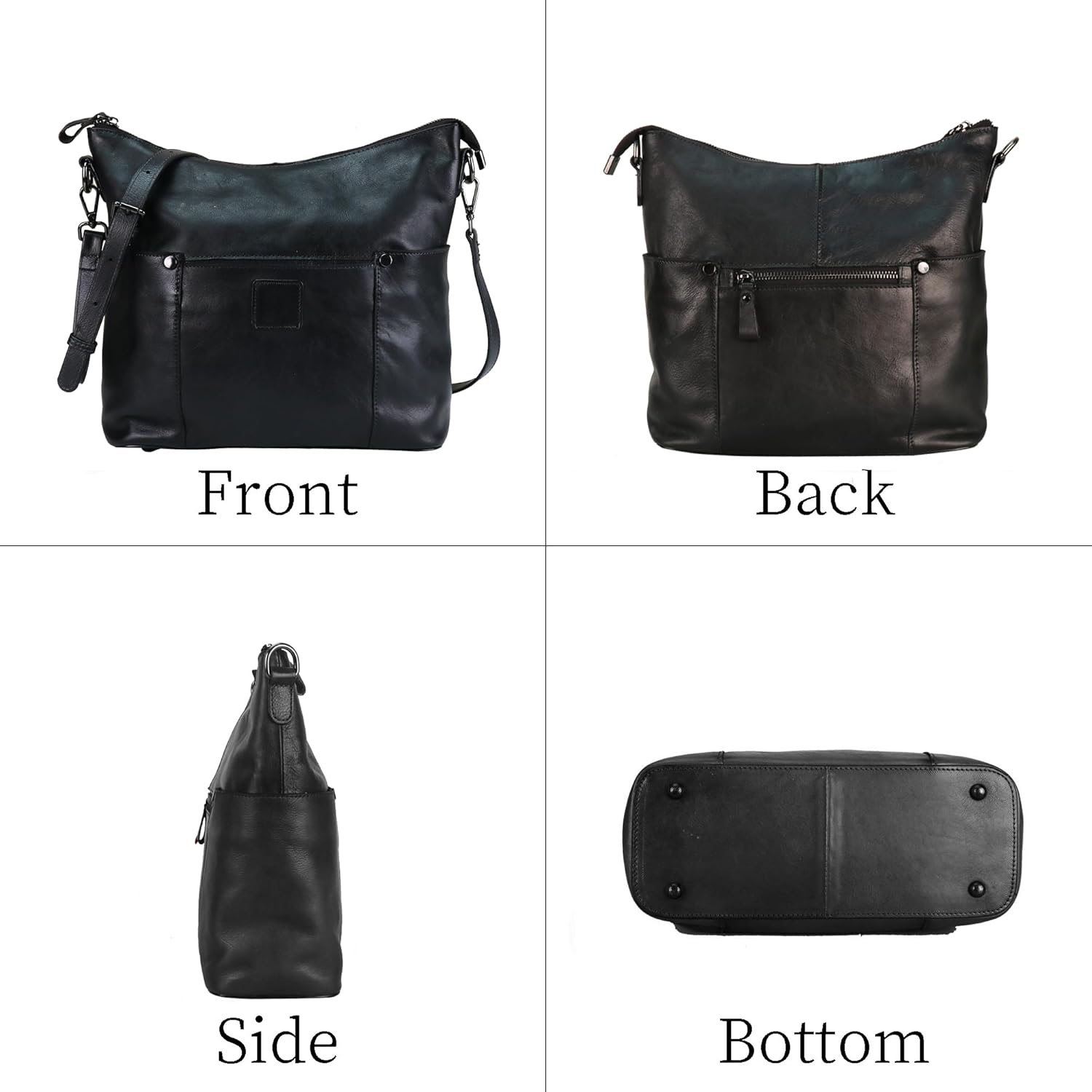 LETEULO Hobo Bag for Women Crossbody Bag Purse and Handbag Leather Shouler Bags - Image 6