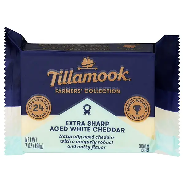 TILLAMOOK 2Yr Extra Sharp Cheddar, 7 OZ 1