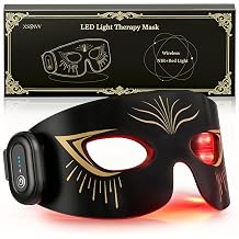 Red Light Therapy for Eyes,Under Eye Red Light Therapy Mask,630nm Red Light & 850nm Infrared Red Light Therapy for Anti-Aging,Boost Collagen,Reduce Dark Circles