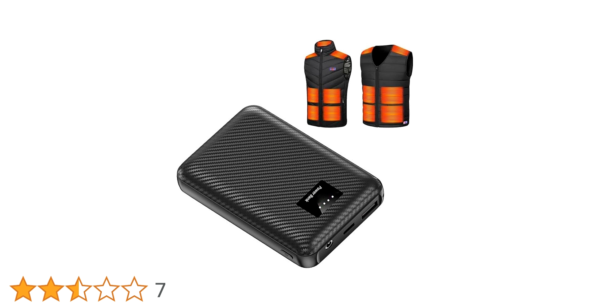 Amazon | 【 電熱ベスト専用モバイルバッテリー】バッテリー USB