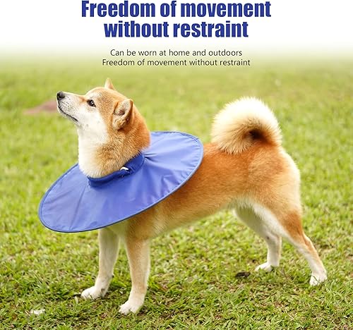 Miniatura 6 de Collar de recuperación para perros, collar de cono suave alternativo después de la cirugía, ajustable, transpirable, collar E para perros grandes,