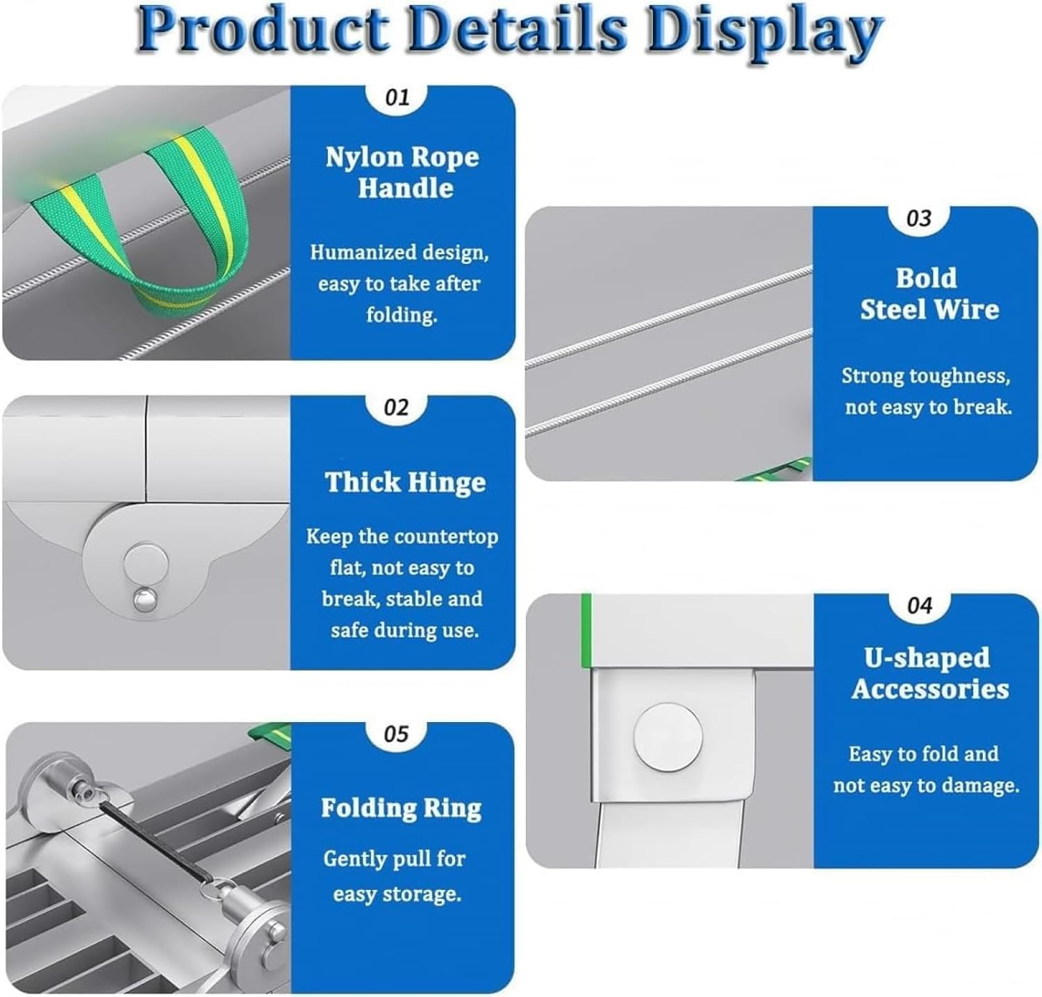 Stepladders,Portable Scaffolding Equipment, Multipurpose Tower Ladder Stool Work Bench Folding Scaffolding Platform Adjustable Height for Washing Vehicles, Cleaning Windows, DIY -200x30cm