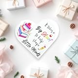 Generic 1 Pcs Decorative Signage Heart Pattern A173 Acrylic Multicolor 10x10x1cm