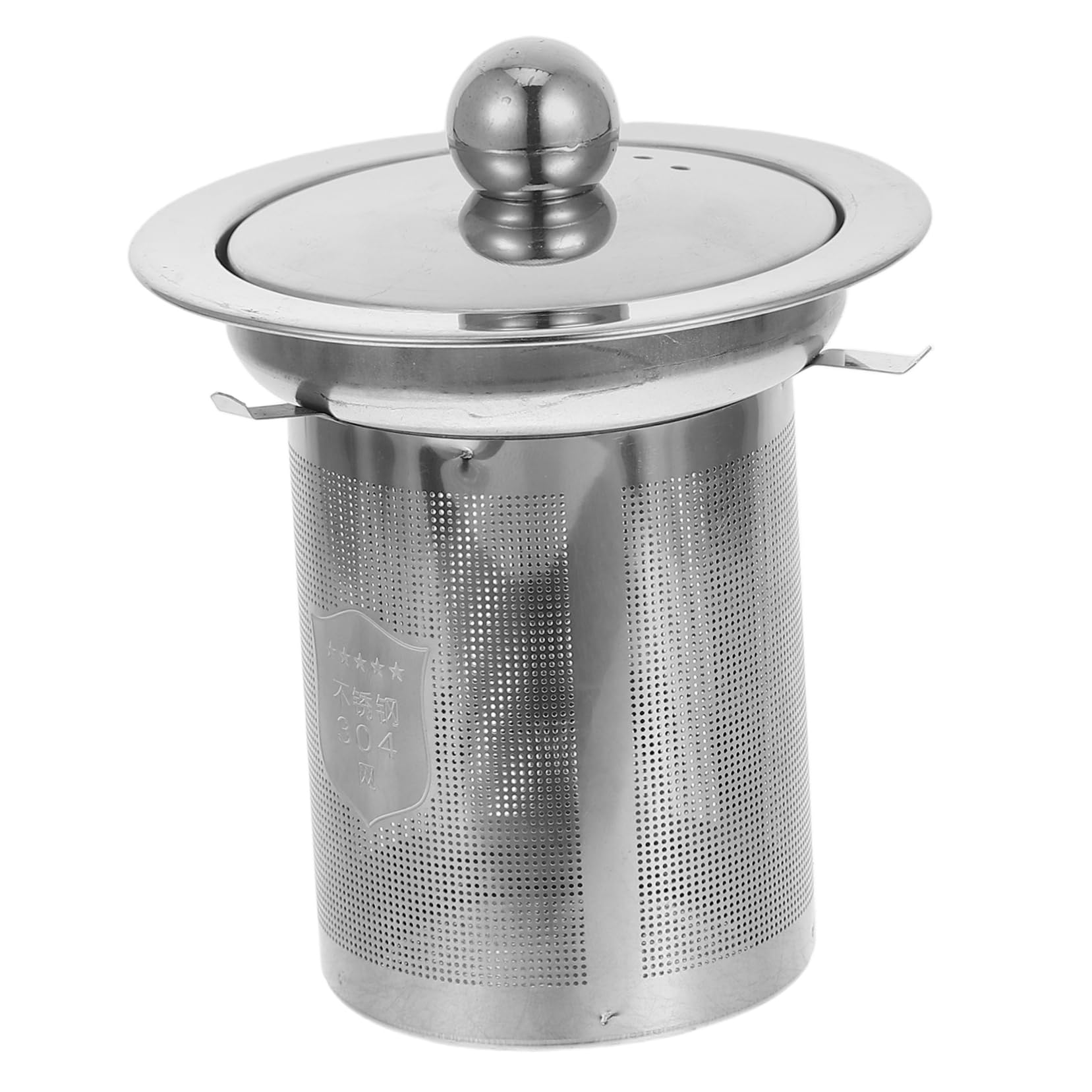 Ciieeo Stainless Steel Tea Strainer Fine Mesh for Loose Leaf Removable Filter for Effortless Brewing Compact for Use Easy to Clean Tea Infuser