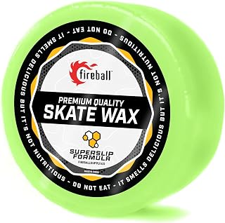 Fireball SuperSlip Pro Skateboard Wax for Rails - USA Formulated Skate Curb Wax for Scooters Aggressive Inline and Skateboards - Custom Formula Professional Skate Wax