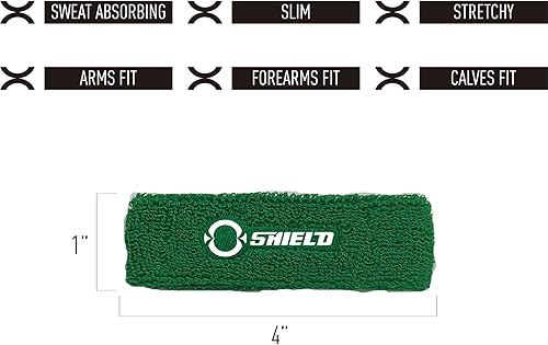 Miniatura 2 de O Shield Bandas deportivas para fútbol americano, cómodas bandas de bíceps para antebrazo, provistas de materiales absorbentes y elásticos, talla