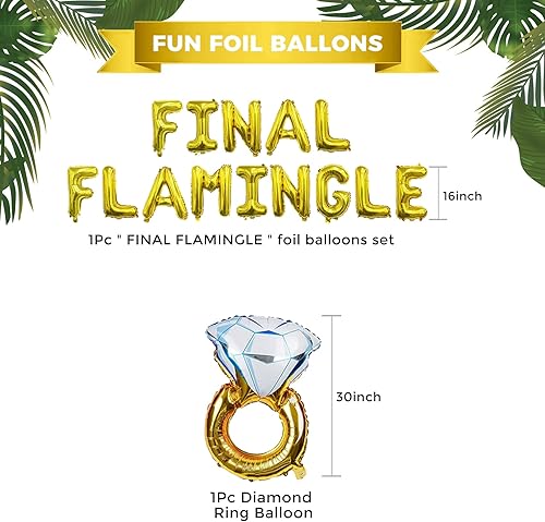 Miniatura 3 de Decoraciones para despedida de soltera de flamingle, decoración de fiesta de despedida de soltera, playa tropical, despedida de soltera, fiesta en