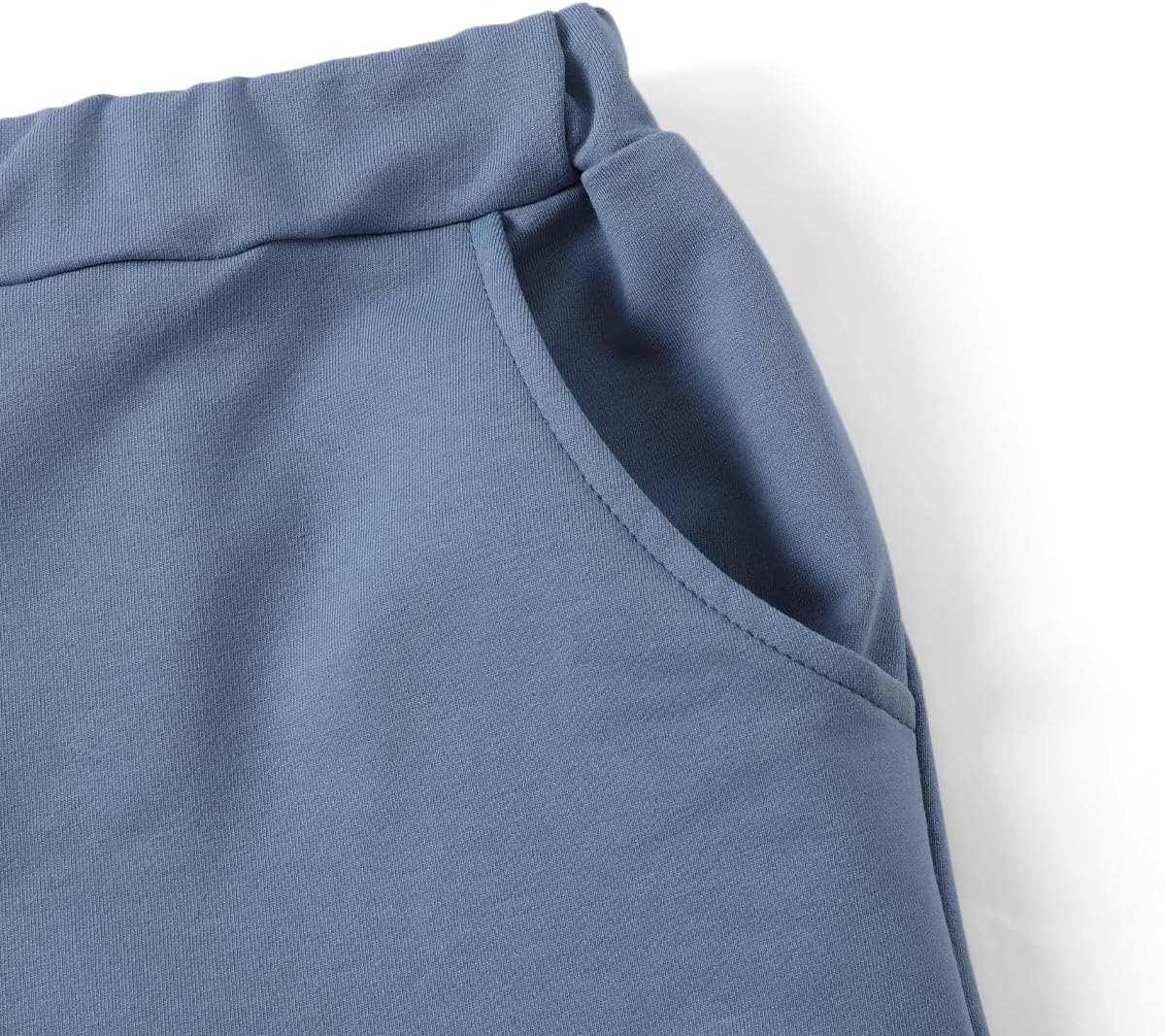 Girls Clothes 2 Piece Cute Butterfly Print T-Shirt Tops & Cargo Pants Spring Summer Outfits Teen Tween Girls 9-14Y Blue 7-8 Years image 6 of 8 B0GKFG5RC3