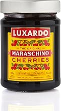 Luxardo Maraschino Cherries, 400g - Ideal for Cocktails, Cakes and Ice Cream