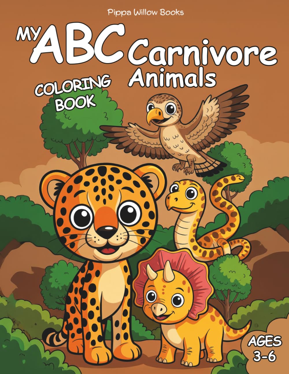 My ABC Carnivore Animals: An Alphabet Coloring Book Featuring Carnivore Animals for Preschool Learning Ages 3–6 (My ABC Coloring Book Series)