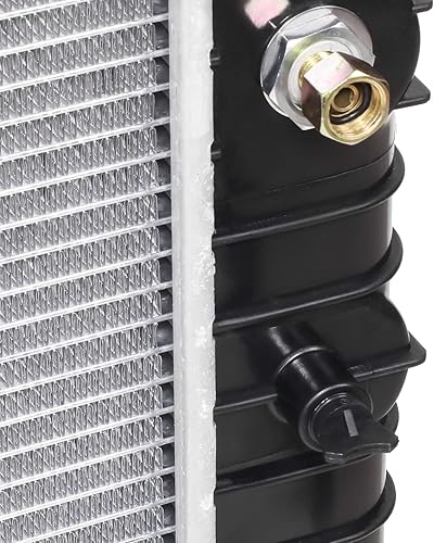 Miniatura 7 de M-AUTO Reemplazo de radiador de aluminio estilo fábrica para Chevrolet GMC C/G/K Buick Century 1973-1980 1-9/16 pulgadas de entrada, salida de