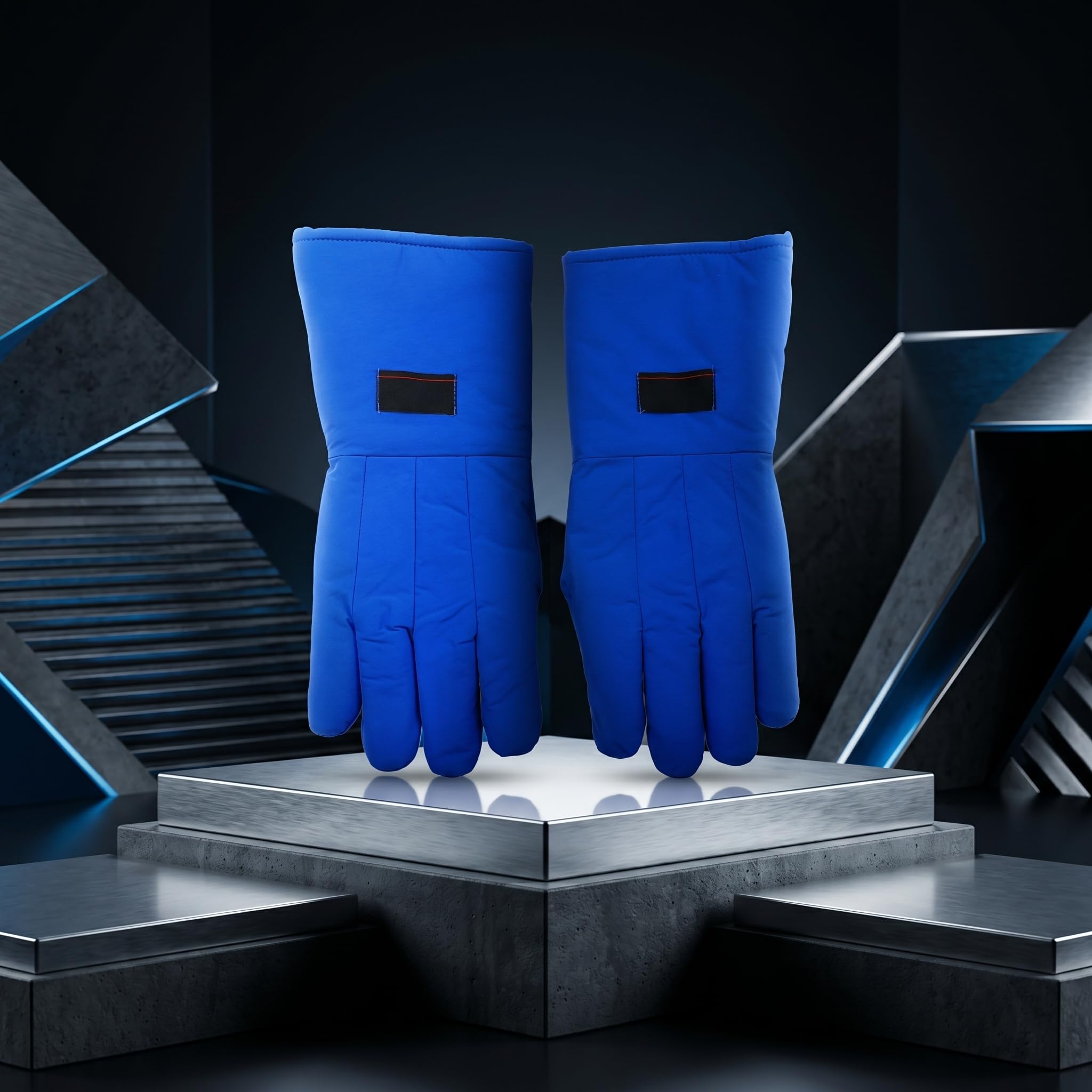 Cryogenic Gloves,Guantes de Protección Criogénica,Guantes Criogénicos Guantes De Protección,Nailon Taslan Multicapa Algodón Resistente Al Frio Para Nitrógeno Líquido Y Hielo Seco