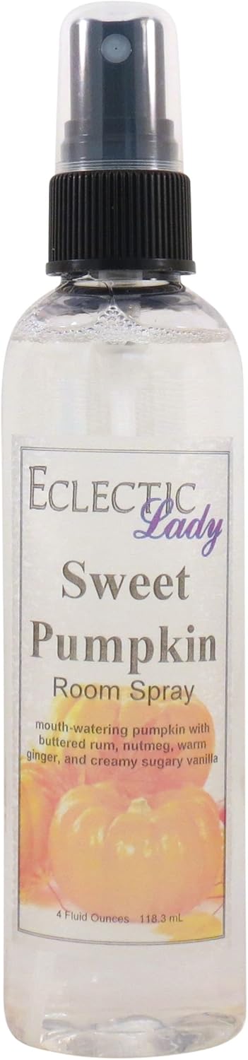 Sweet Pumpkin Room Spray (Double Strength), 16 Ounces, No Artificial Colors, Parabens, or Preservatives - Fragrant Aromatic Room Mist For Home, Room, Office
