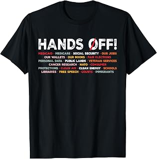 Hands Off Our Social Programs Stand Up for Justice T-Shirt