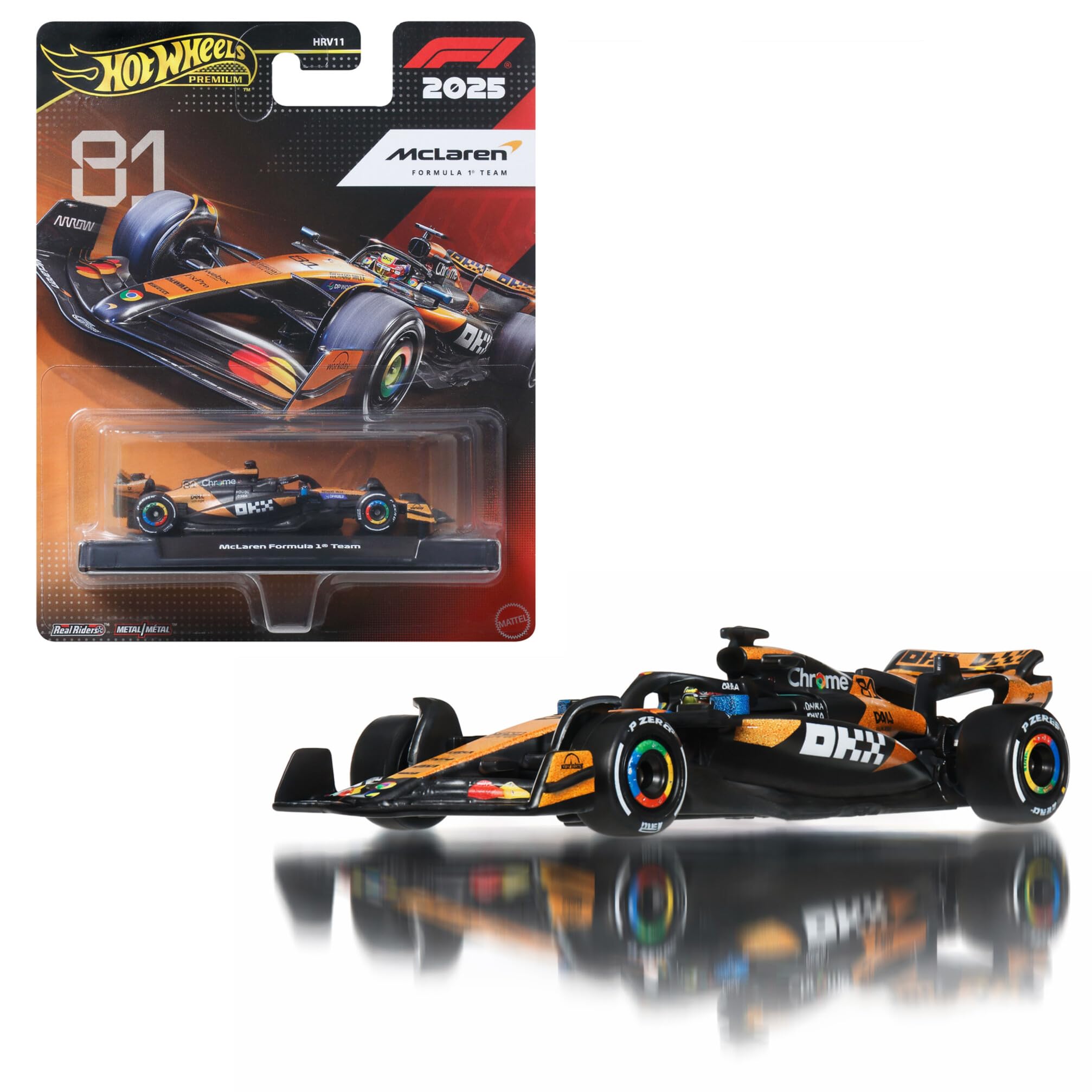Hot Wheels Formula 1: Mclaren F1 Team (#81) O. Piastri 1:64 Diecast Jkd81