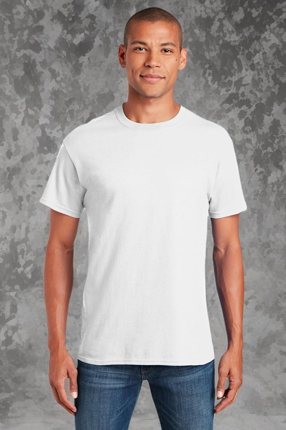 Gildan Men's Heavy Cotton T-Shirt, White, XXX-Large (Pack6)