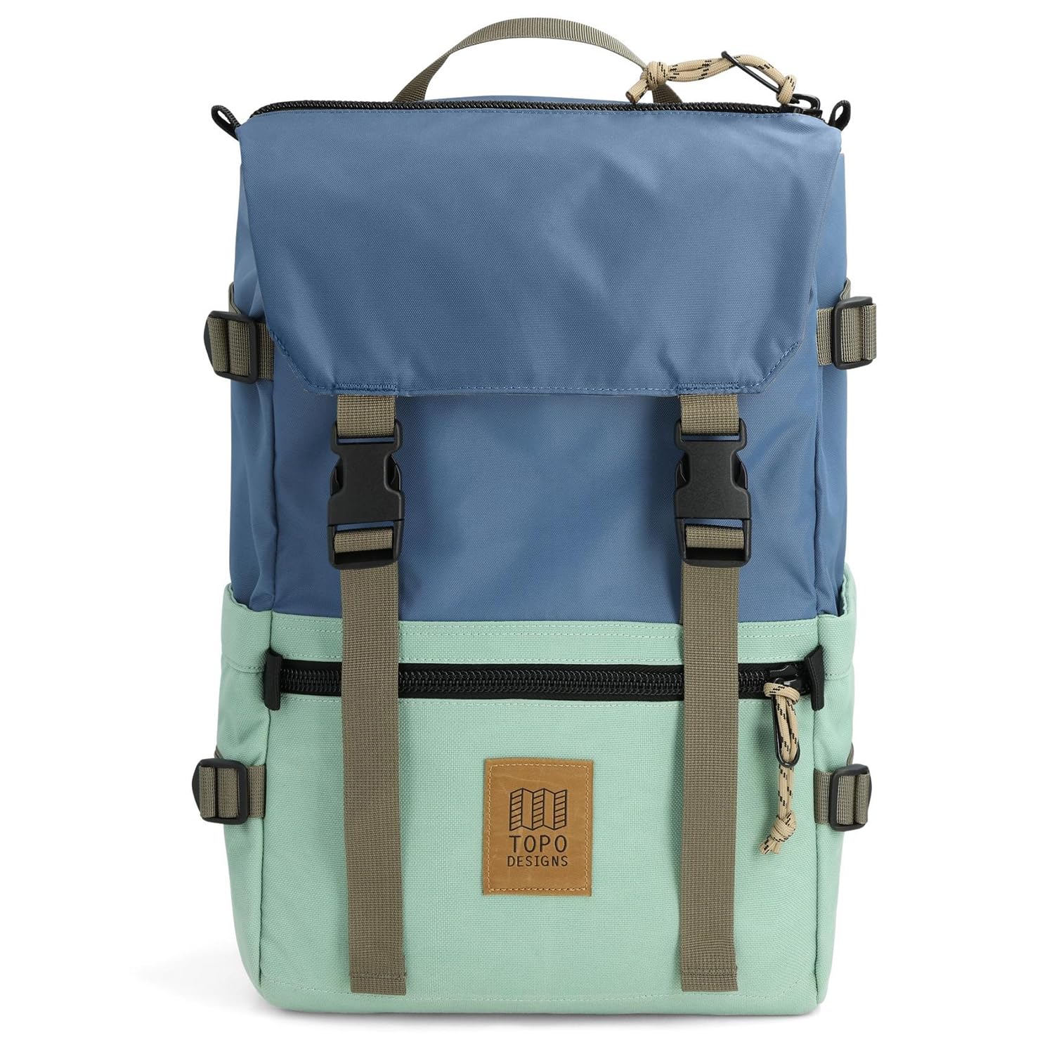 Topo Designs Rover Pack Classic - Laptop Tablet Daypack for Commutes, Day Trips, Hikes, Iconic Denver Design, PFAS-Free, Fair Trade, BlueSign Backpack