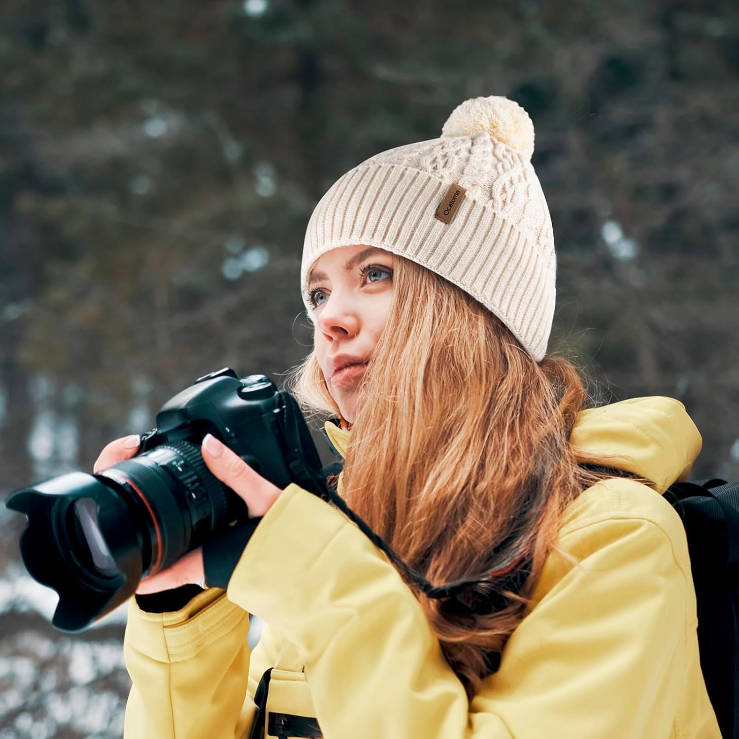 Ocatoma Winter Beanie for Men Women Soft Warm Knit Cuffed Beanie Fleece Lined Thermal Stocking Cap Outdoor Unisex - Image 5