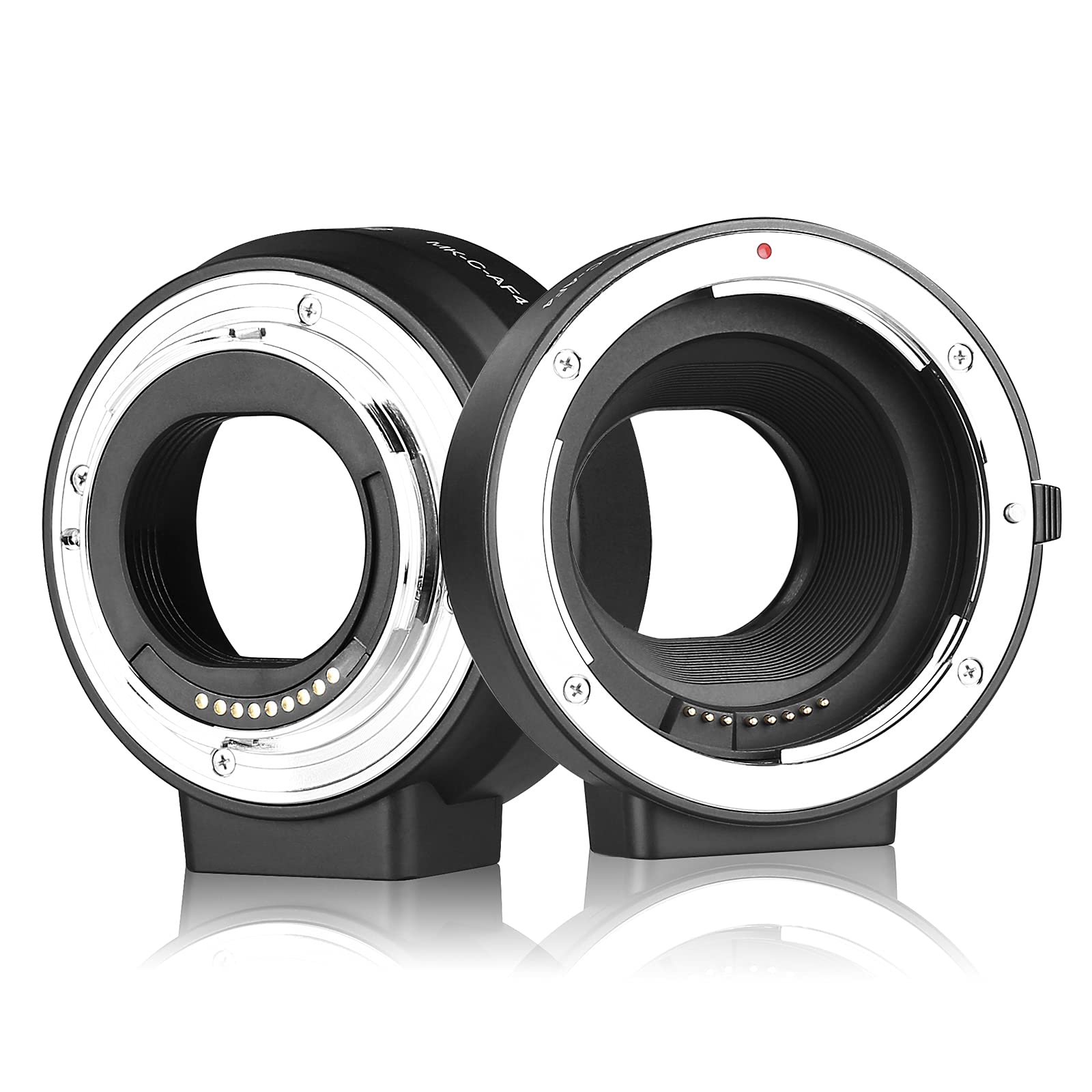 Meike MK-C-AF4 Adattatore per obiettivo EF-EOS M Auto-Focus per Canon EF/EF-S obiettivo per fotocamere Canon EOS-M Mirrorless M1, M2, M3, M6II, M50, M100, M200