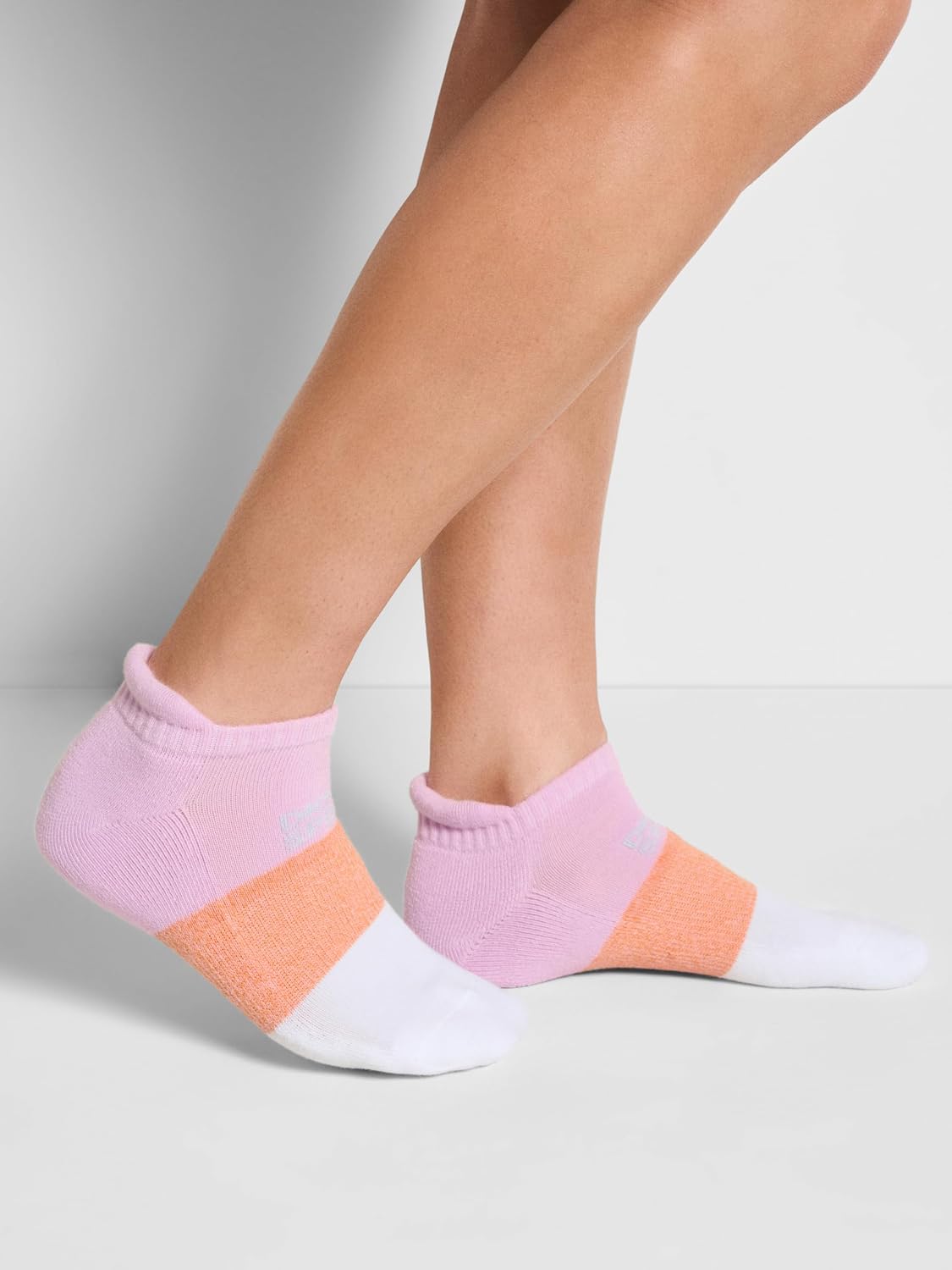 DKNY Women's 6 Pack Sport Cushion Low Cut Socks