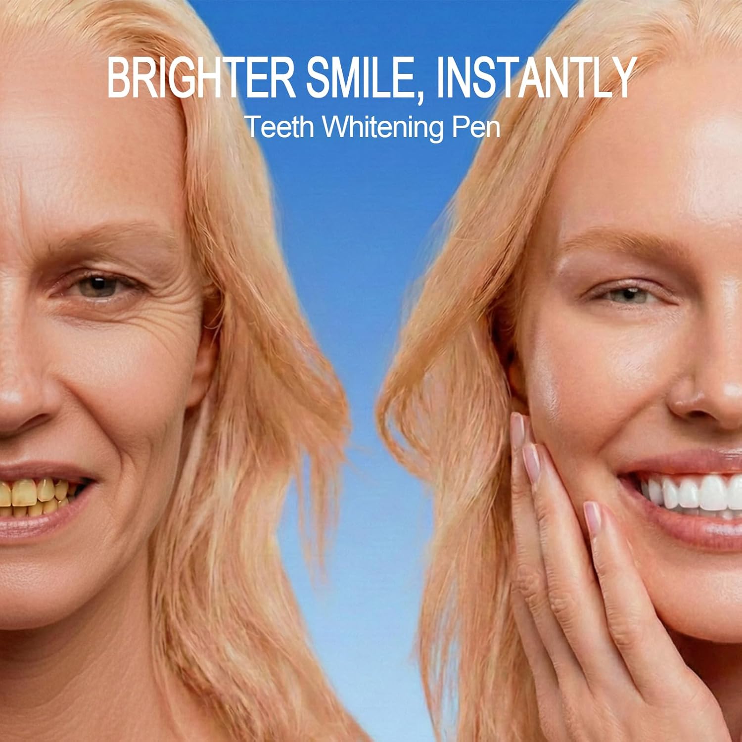 Teeth Whitening Pen 4-Pack, 35% Carbamide Peroxide Whitening Gel Pens for Sensitive Teeth, Instant Whitening Essence for Stained Teeth, Removes Coffee, Wine & Smoking Stains