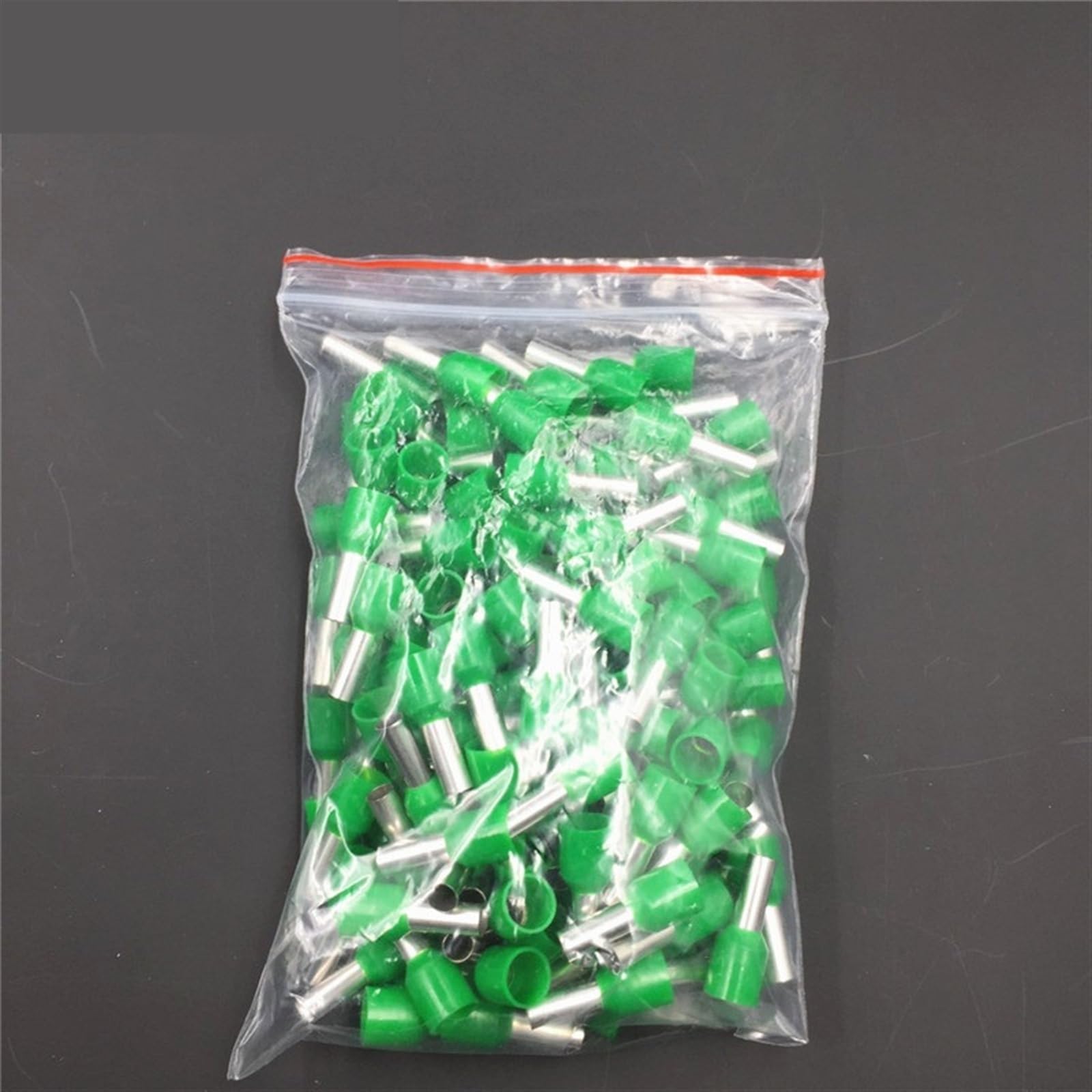 1000 morsetti isolanti per tubi E2508, 2,5 mm2, 14 AWG, cavo di collegamento isolante, Crimp E nero, giallo, blu, rosso (colore : bianco)