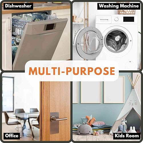 Miniatura 6 de Imán para lavavajillas de 3.9 x 1.1 pulgadas, tamaño extra pequeño, indicador deslizante, accesorios de cocina magnéticos fuertes, artículos