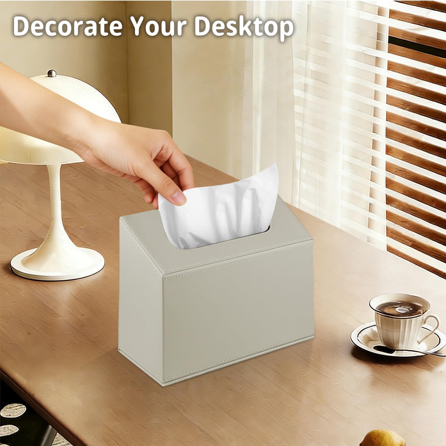 Hand Towels Box Cover,PU Leather Wall-Mounted Tissue Box Cover Holder Compatible with Kleenex Disposable Paper Hand Towels Suitable for Dining,Kitchen,Bathroom