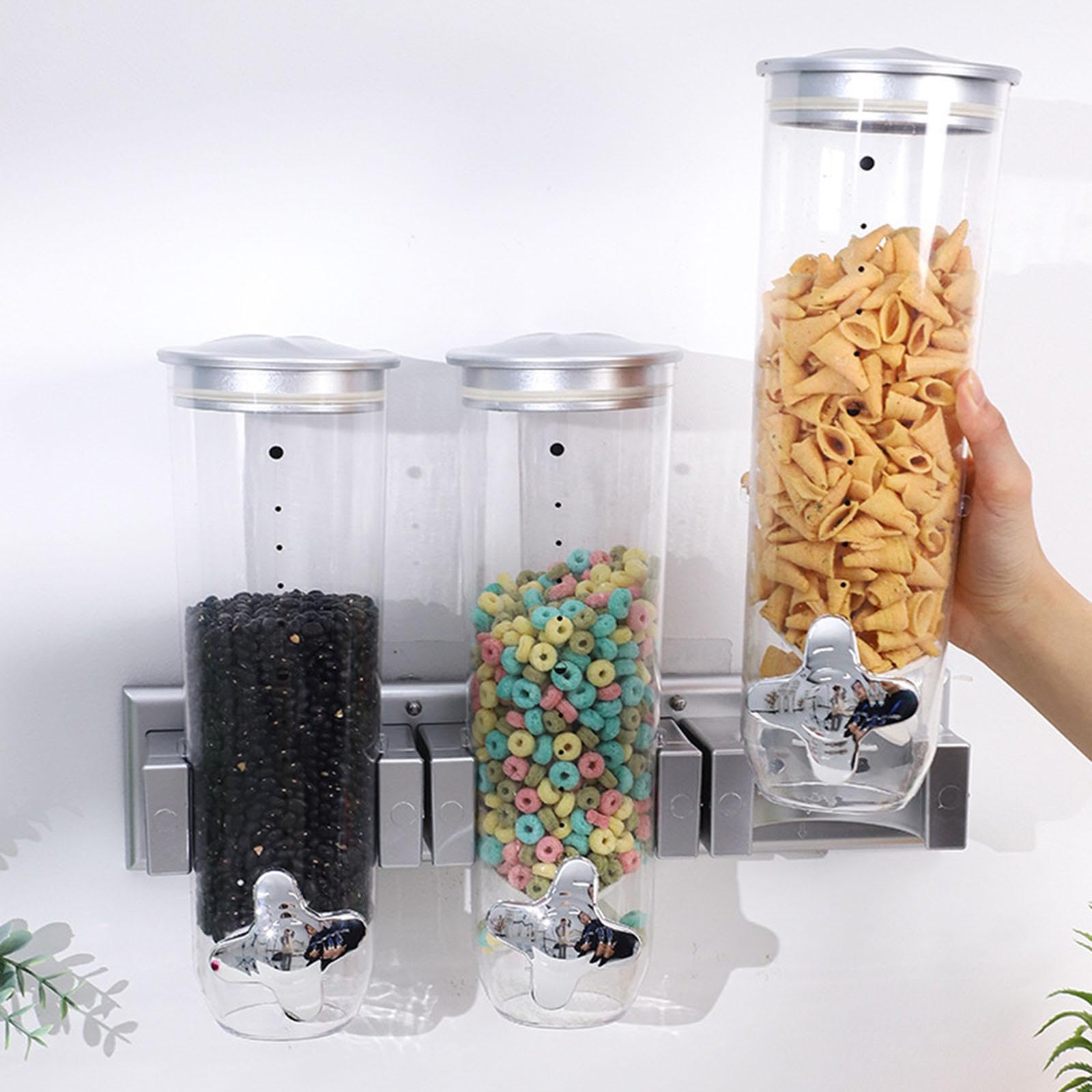 Espositore per snack e dispenser di cereali per un'efficiente distribuzione di cibo Per secco da banco, per conservare snack e cereali, senza