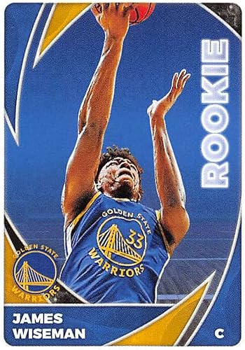 2020-21 Panini Stickers #337 James Wiseman Rookie Sticker Official NBA Basketball Album Sticker Measuring 2.75 inch tall X 2 inches wide in Raw (NM