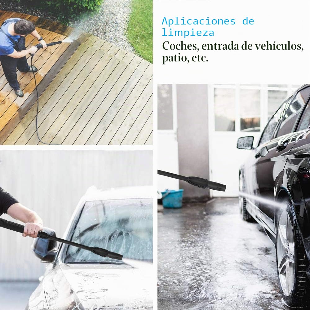 kit de Lanza y Pistola Quick Connect para Lavadoras de Presión Kärcher K2 K3 K4 K5 K6 K7 para la Limpieza del Autos