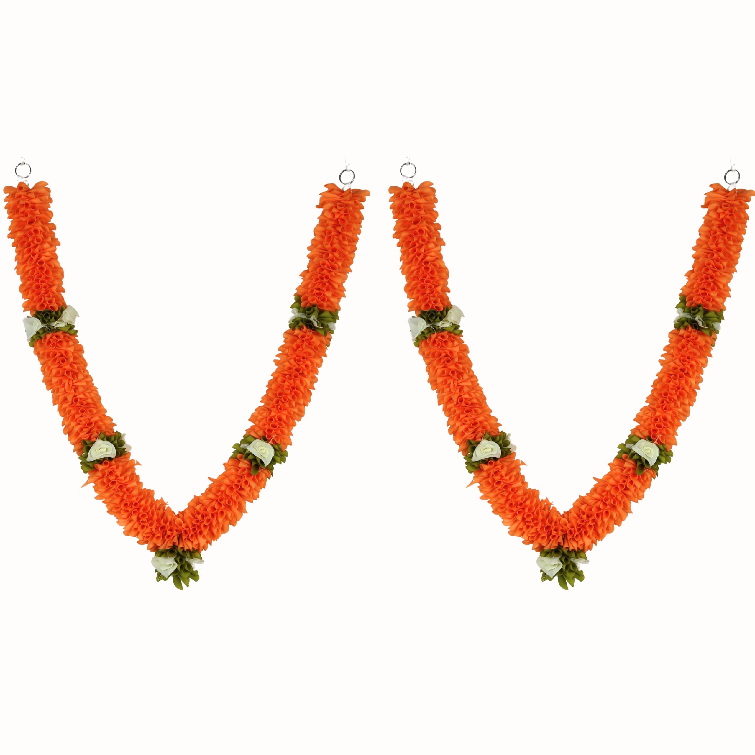 Daedal Crafters- DC235 Pack of Two Medium Size Garland(75 cms), Beige - Image 2 thumbnail