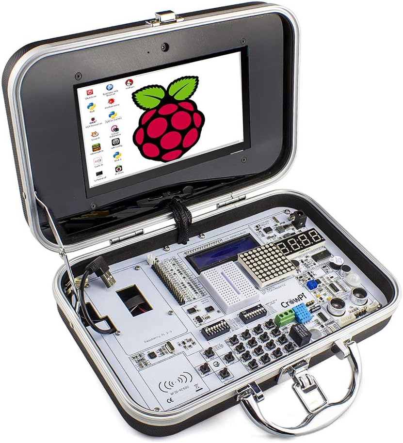 ELECROW CrowPi Sensor Kit for Learning Programming (Basic Kit, Black)
