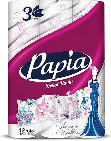 Papia Decor Havlu 12'li