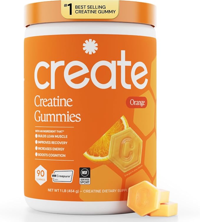 Create Creatine Monohydrate Gummies (Orange)