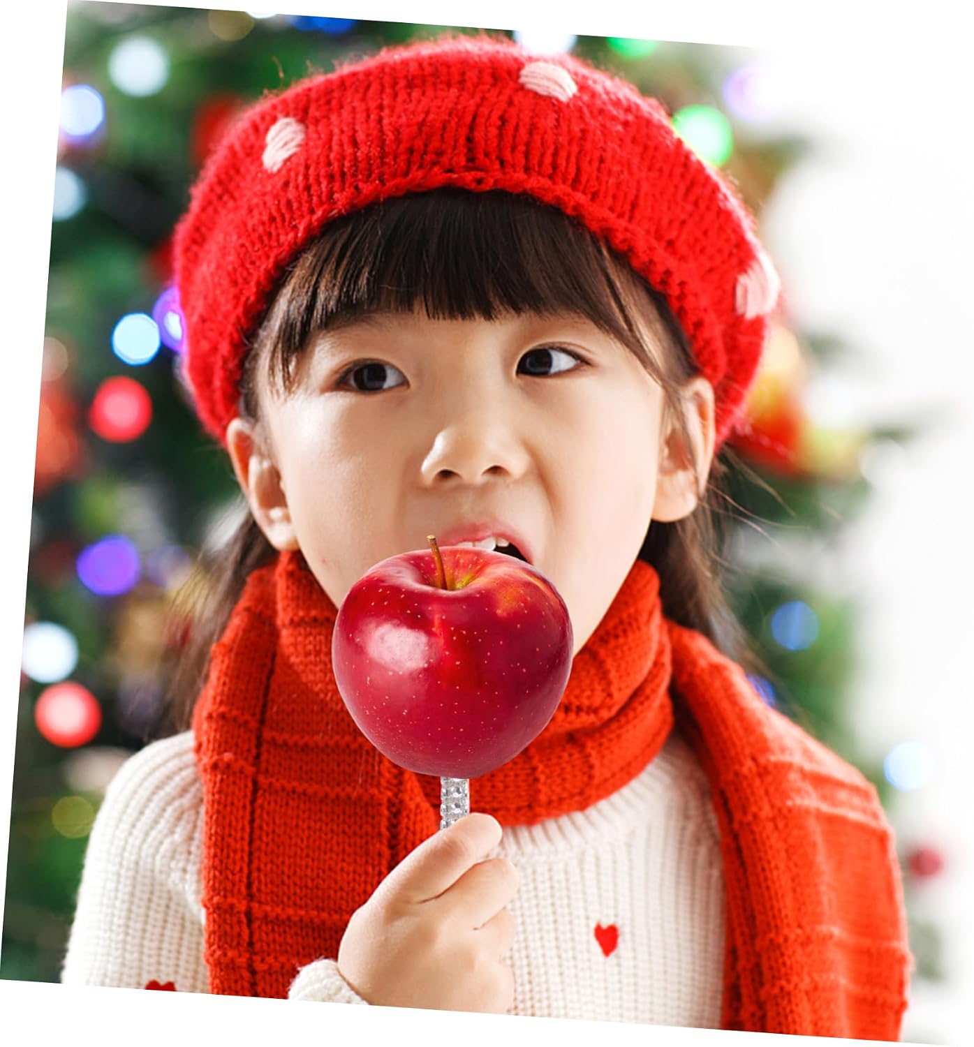 Xmas 12pcs Rhinestone Wooden Chocolate Sticks Party Cake Pops Decoration
