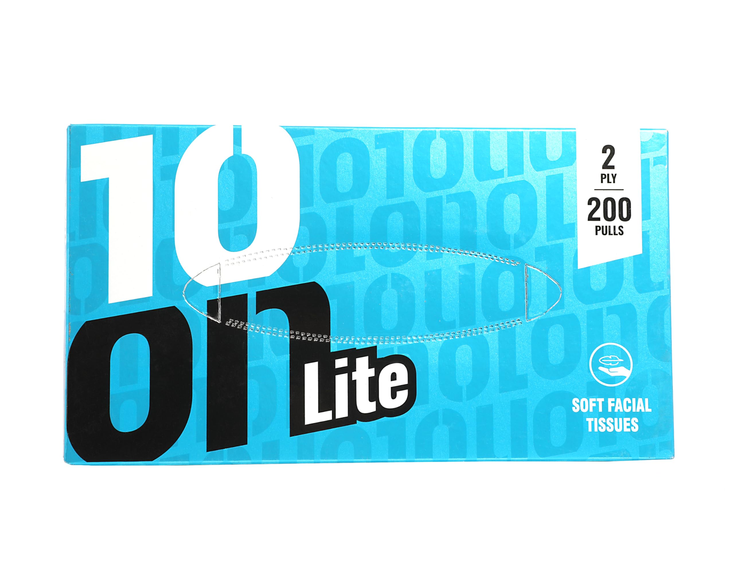 Lite Soft Metallic Facial Tissues for Face, Car Tissue Box, 2 Ply Facial Tissue Paper, Face Towel, 200 Pulls per Pack, Jumbo Pack of 4 (200 x 4 = 800 Sheets)-image-2